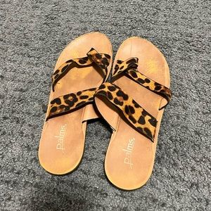 Cheetah sandals